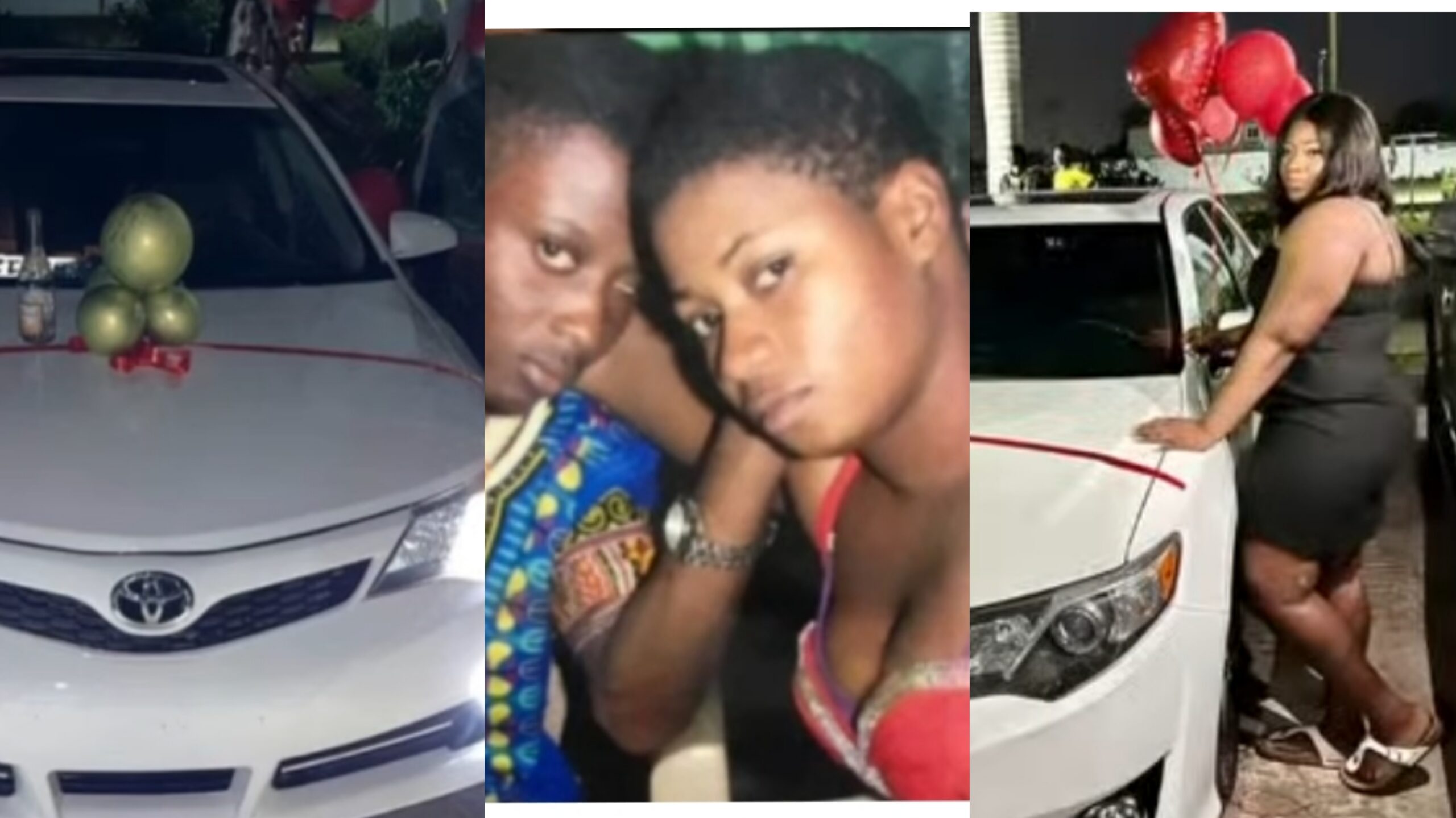 Man buys car for his girlfriend who stood by him when he was broke