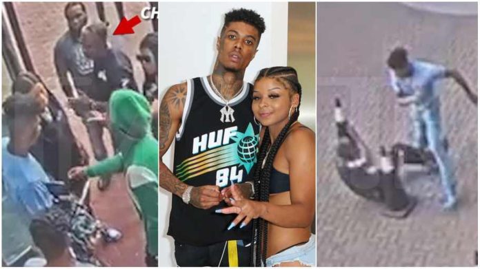 Full Video Of Blueface And Chrisean Rock S Father Fight Drops