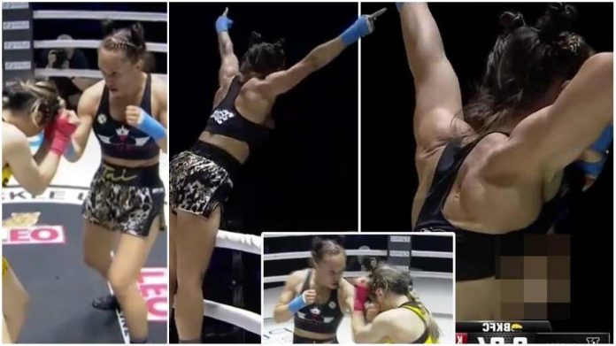 Tai Emery Flashes Boobs To The Crowd After Brutal Ko Win Video