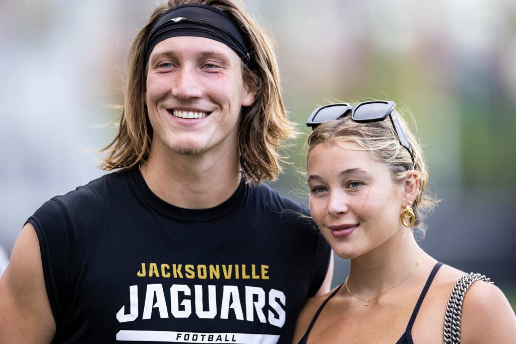 Trevor Lawrence wife Marissa Mowry