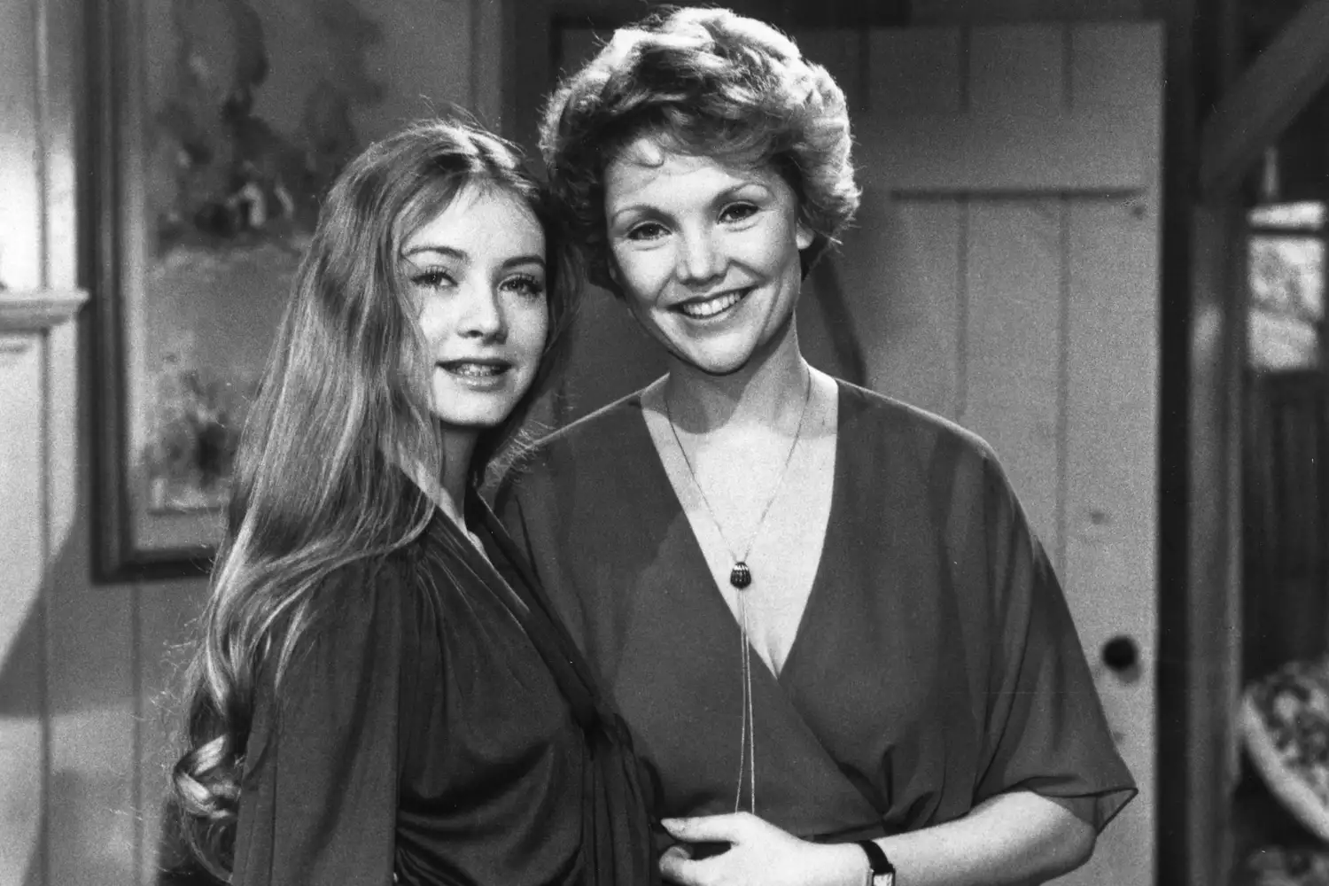 Andrea Evans and Erika Slezak.