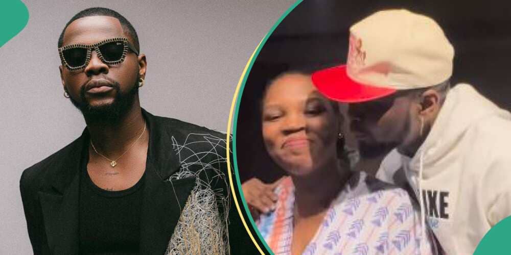 Kizz Daniel's wife joins him on stage at UK concert