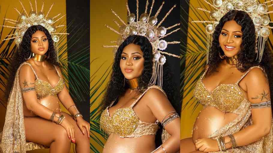 Regina Daniels nude maternity photos