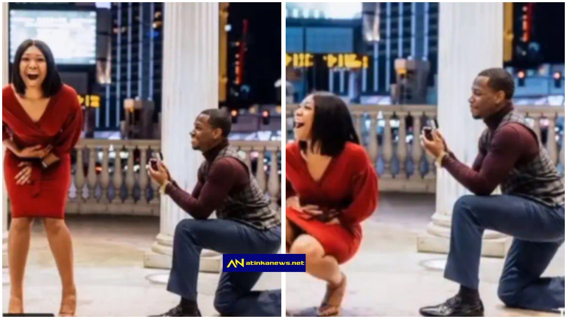 Man gives his girl surprise proposal