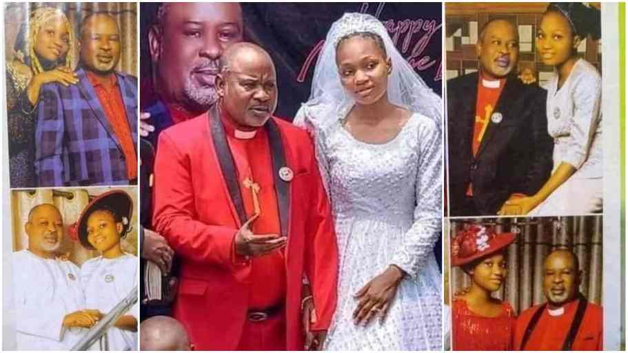 Pastor 63, marries 18-year-old choir member in a colourful wedding ceremony