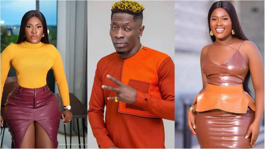 Shatta Wale and actress Fella Makafui