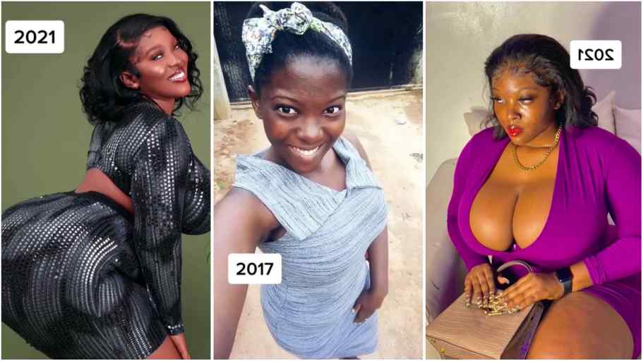 Lady’s incredible transformation in just 4 years