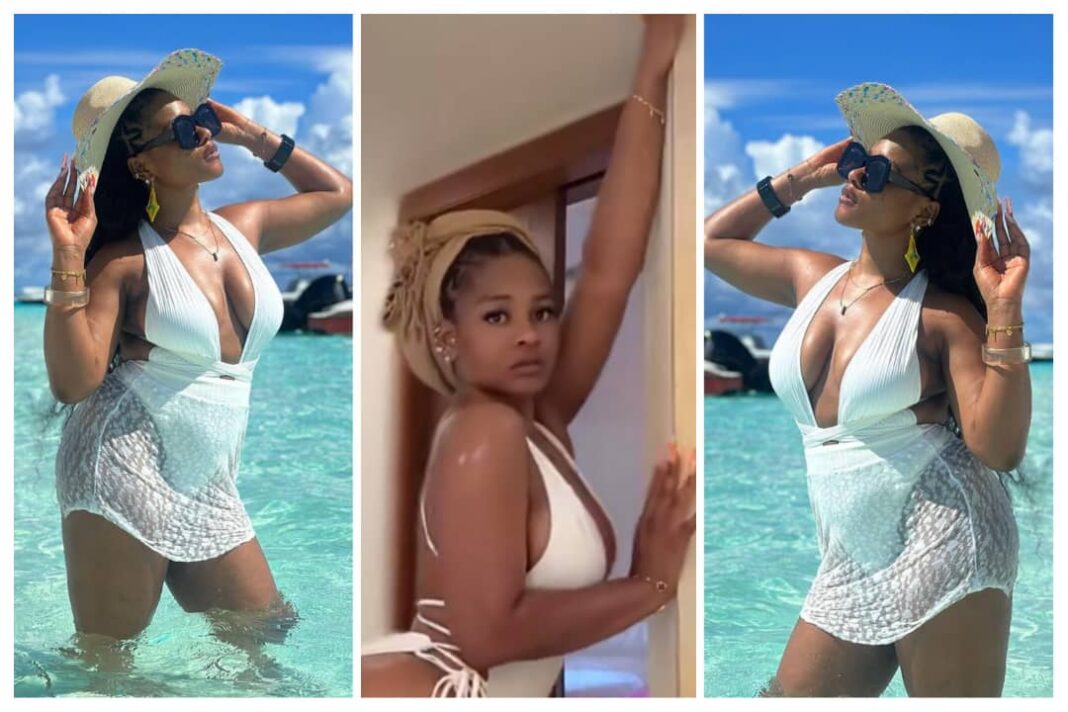 BBNaija star Phyna on vacation in the Maldives
