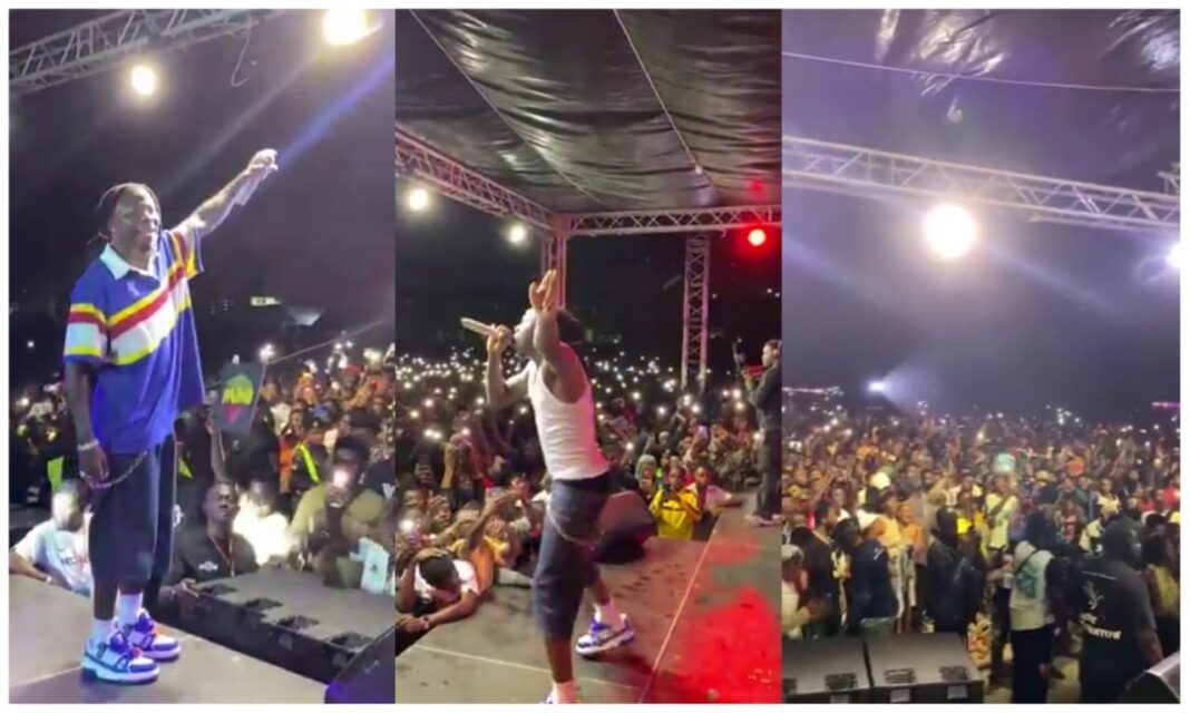 Stonebwoy Campus Go Rock performance